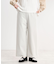 【E‐QUALITY／洗える】フルレングス丈ワイドストレートパンツ