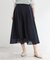 【夏SALE／マシンウォッシュ可／春から夏まで着られる】シアーフレアスカート