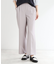 【マシンウォッシュ可／セットアップ可能】ストレートシルエットパンツ