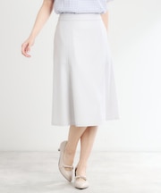 【洗える／セットアップ可】ドライタッチフレアスカート