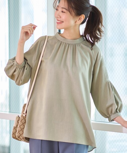【洗える】オフボディシャツブラウス