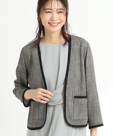 【夏SALE／R‐QUALITY／手洗い可】パイピングジャケット