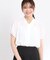 【夏SALE／接触冷感／マシンウォッシュ可／吸水速乾／セットアップ可】ボウタイブラウス