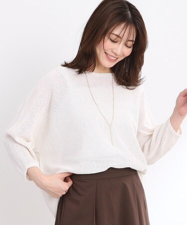 【手洗い可】ドライタッチホールガーメント（R）ニット