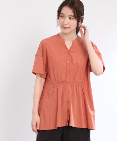 【手洗い可】スキッパーブラウス