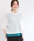 【夏SALE／E‐QUALITY／手洗い可】レーシーニット