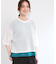【夏SALE／E‐QUALITY／手洗い可】レーシーニット
