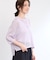 【夏SALE／E‐QUALITY／手洗い可】レーシーニット