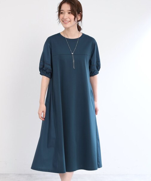 【夏SALE／E‐QUALITY／手洗い可】リラクシーワンピース