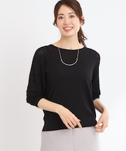 【WEB先行カラーあり】オフボディプルオーバーニット