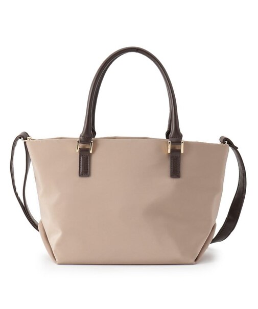 バイカラーハンドルミニトートバッグ