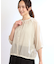 【夏SALE／E‐QUALITY／手洗い可／羽織にも◎】シアーブラウス