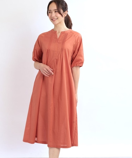 【夏SALE／E‐QUALITY／レイヤードスタイルにも◎】ラグランスリーブワンピース