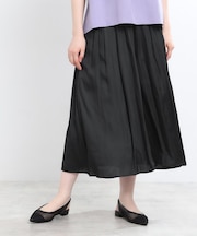 【E‐QUALITY／ウエストゴム仕様／秋まで着られる◎】スカーチョパンツ