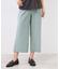 【E‐QUALITY／お腹・腰周りすっきり見え◎】ストレッチワイドクロップドパンツ