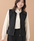 【軽い羽織に◎】フロントファスナー開きベスト
