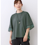 【E‐QUALITY／体型カバー／涼しく着られる◎】シアー×レースデザインプルオーバー