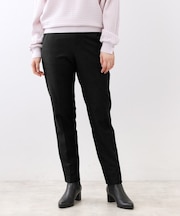 【高身長さんに嬉しい長め丈追加！／私のパンツ／すっきり見え◎】テーパードパンツ