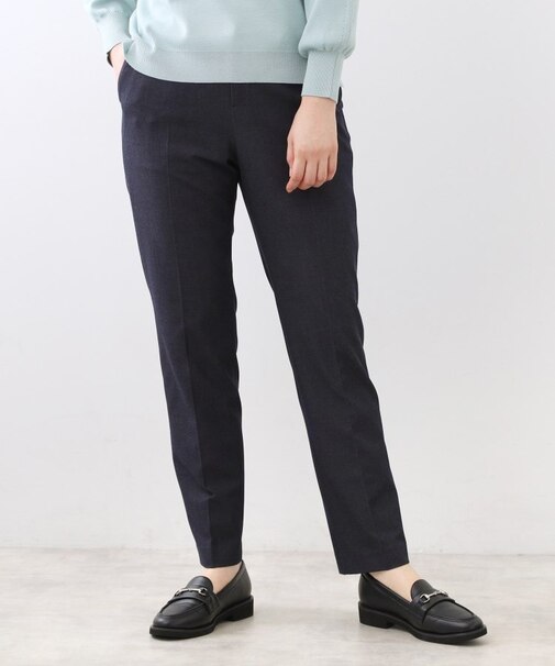 【高身長さんに嬉しい長め丈追加!/私のパンツ/すっきり見え◎】テーパードパンツ