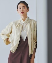 【ゆったり羽織れる／気軽な羽織りに◎】ライトブルゾン