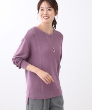 【パンツ合わせにぴったり◎】ゆったりオフボディニット