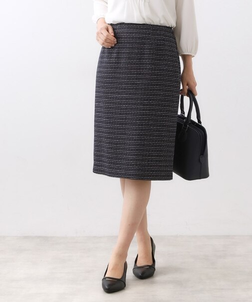 【フォーマル／入卒／セットアップ可】ツイードスカート