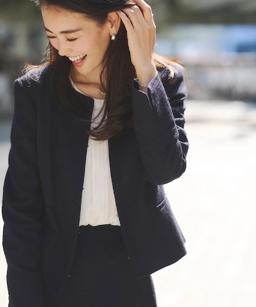 【フォーマル/入卒/セットアップ可】ツイードジャケット