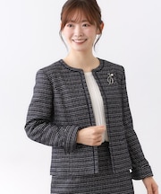 【フォーマル／入卒／セットアップ可】ツイードジャケット