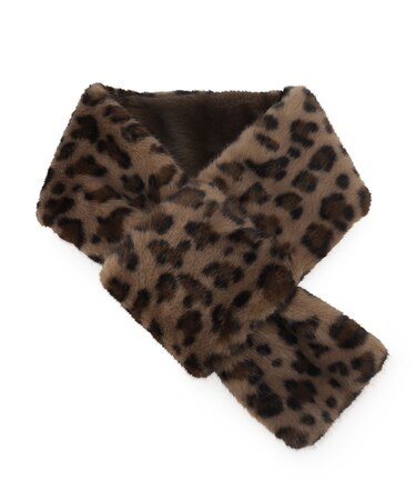 【コーディネートのアクセントに◎】リバーシブルフェイクファーストール