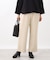 【ウエスト総ゴム／セットアップ可】フルレングスストレートパンツ