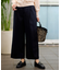 【腰周りすっきり◎】ワイドクロップドパンツ