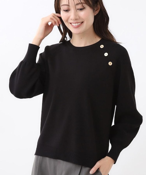 【ゆったり着られる◎】ラグランスリーブニット