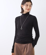 【重ね着に大活躍◎/暖か保湿素材】プチタートルネックニット