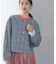 【着映え◎／アームホールゆったり】グレンチェックジャコット