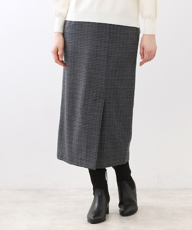 【秋映え◎】千鳥格子風タイトスカート