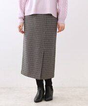 【秋映え◎】千鳥格子風タイトスカート