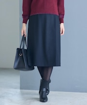 【すっきりシルエット／通勤におすすめ◎】キレイめジャージタイトスカート