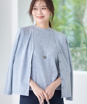 【選べる5色／アンサンブル可】Vネックカーディガン