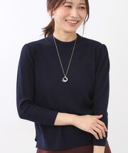 【選べる5色／アンサンブル可】プチハイネックリブニット