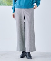 【裏起毛／ゆったりシルエット】ストレートワイドパンツ