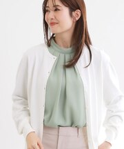 レースデザインスリーブカーディガン