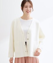 【着回し力◎】ジャケット風ニットカーディガン