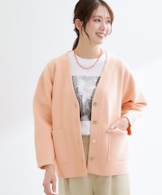 【着回し力◎】ジャケット風ニットカーディガン