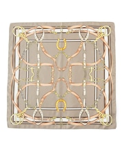 チェーンデザインスクエアスカーフ