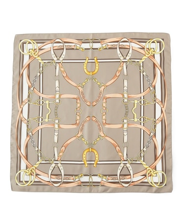 チェーンデザインスクエアスカーフ