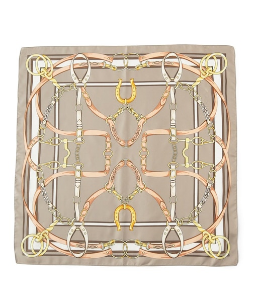 チェーンデザインスクエアスカーフ