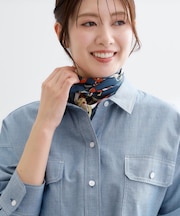 チェーンデザインスクエアスカーフ