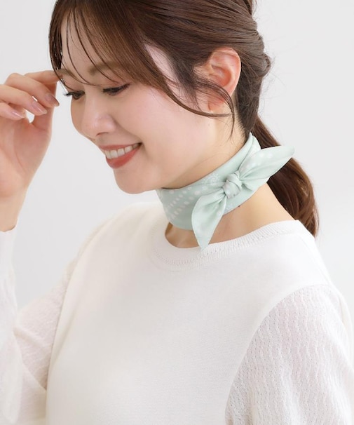 ペイズリーバンダナ柄スカーフ