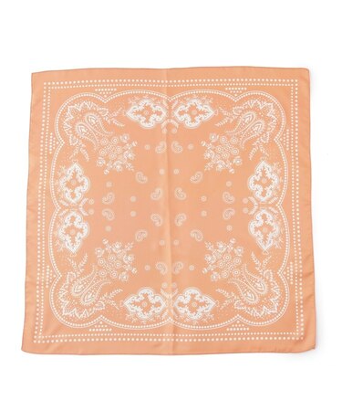 ペイズリーバンダナ柄スカーフ