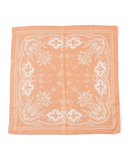 ペイズリーバンダナ柄スカーフ